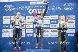 22.03.2019, Quebec, Canada (CAN): Maja Dahlqvist (SWE), Stina Nilsson (SWE), Jonna Sundling (SWE), (l-r) - FIS world cup cross-country, individual sprint, Quebec (CAN). www.nordicfocus.com. © Modica/NordicFocus. Every downloaded picture is fee-liable.