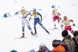22.03.2019, Quebec, Canada (CAN): Jonna Sundling (SWE), Jessica Diggins (USA), Ingvild Flugstad Oestberg (NOR), (l-r)  - FIS world cup cross-country, individual sprint, Quebec (CAN). www.nordicfocus.com. © Modica/NordicFocus. Every downloaded picture is fee-liable.