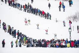 22.03.2019, Quebec, Canada (CAN): Laura Gimmler (GER), Charlotte Kalla (SWE), Frida Karlsson (SWE), Tiril Udnes Weng (NOR), Yulia Belorukova (RUS), Katja Visnar (SLO), (l-r)  - FIS world cup cross-country, individual sprint, Quebec (CAN). www.nordicfocus.com. © Modica/NordicFocus. Every downloaded picture is fee-liable.
