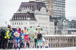23.03.2019, Quebec, Canada (CAN): Hans Christer Holund (NOR), Jean Marc Gaillard (FRA), (l-r)  - FIS world cup cross-country, mass men, Quebec (CAN). www.nordicfocus.com. © Modica/NordicFocus. Every downloaded picture is fee-liable.
