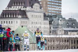 23.03.2019, Quebec, Canada (CAN): Daniel Rickardsson (SWE), Richard Jouve (FRA), (l-r)  - FIS world cup cross-country, mass men, Quebec (CAN). www.nordicfocus.com. © Modica/NordicFocus. Every downloaded picture is fee-liable.