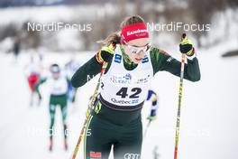 23.03.2019, Quebec, Canada (CAN): Pia Fink (GER) - FIS world cup cross-country, mass women, Quebec (CAN). www.nordicfocus.com. © Modica/NordicFocus. Every downloaded picture is fee-liable.