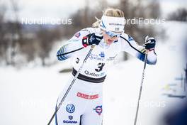 23.03.2019, Quebec, Canada (CAN): Maja Dahlqvist (SWE) - FIS world cup cross-country, mass women, Quebec (CAN). www.nordicfocus.com. © Modica/NordicFocus. Every downloaded picture is fee-liable.