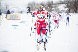 23.03.2019, Quebec, Canada (CAN): Therese Johaug (NOR) - FIS world cup cross-country, mass women, Quebec (CAN). www.nordicfocus.com. © Modica/NordicFocus. Every downloaded picture is fee-liable.