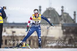 24.03.2019, Quebec, Canada (CAN): Jessica Diggins (USA) - FIS world cup cross-country, pursuit women, Quebec (CAN). www.nordicfocus.com. © Modica/NordicFocus. Every downloaded picture is fee-liable.