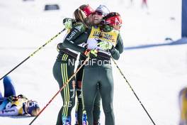 24.03.2019, Quebec, Canada (CAN): Katharina Hennig (GER), Pia Fink (GER), Sandra Ringwald (GER), (l-r)  - FIS world cup cross-country, pursuit women, Quebec (CAN). www.nordicfocus.com. © Modica/NordicFocus. Every downloaded picture is fee-liable.