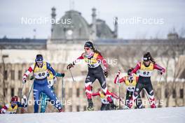 24.03.2019, Quebec, Canada (CAN): Alannah Maclean (CAN), Frederique Vezina (CAN), (l-r)  - FIS world cup cross-country, pursuit women, Quebec (CAN). www.nordicfocus.com. © Modica/NordicFocus. Every downloaded picture is fee-liable.