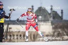 24.03.2019, Quebec, Canada (CAN): Therese Johaug (NOR) - FIS world cup cross-country, pursuit women, Quebec (CAN). www.nordicfocus.com. © Modica/NordicFocus. Every downloaded picture is fee-liable.