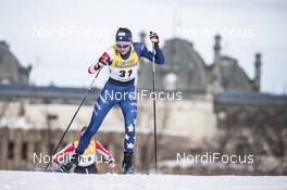 24.03.2019, Quebec, Canada (CAN): Sophie Caldwell (USA) - FIS world cup cross-country, pursuit women, Quebec (CAN). www.nordicfocus.com. © Modica/NordicFocus. Every downloaded picture is fee-liable.