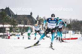 21.03.2019, Quebec, Canada (CAN): Lucas Chanavat (FRA) - FIS world cup cross-country, training, Quebec (CAN). www.nordicfocus.com. © Modica/NordicFocus. Every downloaded picture is fee-liable.