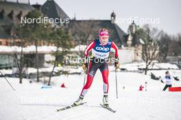 21.03.2019, Quebec, Canada (CAN): Stadlober Teresa (AUT) - FIS world cup cross-country, training, Quebec (CAN). www.nordicfocus.com. © Modica/NordicFocus. Every downloaded picture is fee-liable.