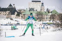21.03.2019, Quebec, Canada (CAN): Maicol Rastelli (ITA) - FIS world cup cross-country, training, Quebec (CAN). www.nordicfocus.com. © Modica/NordicFocus. Every downloaded picture is fee-liable.