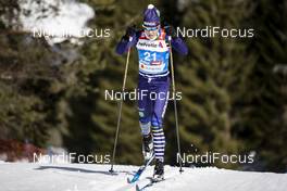20.02.2019, Seefeld, Austria (AUT): Jaqueline Mourao (BRA) - FIS nordic world ski championships, cross-country, 10km women, Seefeld (AUT). www.nordicfocus.com. © Modica/NordicFocus. Every downloaded picture is fee-liable.