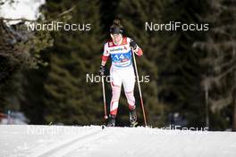 20.02.2019, Seefeld, Austria (AUT): Aysenur Duman (TUR) - FIS nordic world ski championships, cross-country, 10km women, Seefeld (AUT). www.nordicfocus.com. © Modica/NordicFocus. Every downloaded picture is fee-liable.