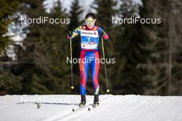 20.02.2019, Seefeld, Austria (AUT): Oyunchimeg Dulamsuren (MGL) - FIS nordic world ski championships, cross-country, 10km women, Seefeld (AUT). www.nordicfocus.com. © Modica/NordicFocus. Every downloaded picture is fee-liable.