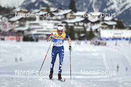 27.02.2019, Seefeld, Austria (AUT): Kyle Bratrud (USA) - FIS nordic world ski championships, cross-country, 15km men, Seefeld (AUT). www.nordicfocus.com. © THIBAUT/NordicFocus. Every downloaded picture is fee-liable.