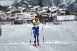 27.02.2019, Seefeld, Austria (AUT): Benjamin Lustgarten (USA) - FIS nordic world ski championships, cross-country, 15km men, Seefeld (AUT). www.nordicfocus.com. © THIBAUT/NordicFocus. Every downloaded picture is fee-liable.