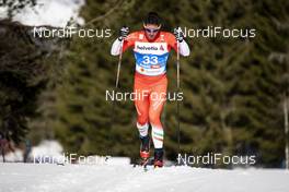 20.02.2019, Seefeld, Austria (AUT): Yaghoob Kiashemshaki (IRI) - FIS nordic world ski championships, cross-country, 15km men, Seefeld (AUT). www.nordicfocus.com. © Modica/NordicFocus. Every downloaded picture is fee-liable.