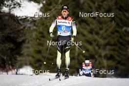 20.02.2019, Seefeld, Austria (AUT): Sebastian Uprimny (COL) - FIS nordic world ski championships, cross-country, 15km men, Seefeld (AUT). www.nordicfocus.com. © Modica/NordicFocus. Every downloaded picture is fee-liable.
