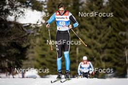 20.02.2019, Seefeld, Austria (AUT): Franco Dal Farra (ARG) - FIS nordic world ski championships, cross-country, 15km men, Seefeld (AUT). www.nordicfocus.com. © Modica/NordicFocus. Every downloaded picture is fee-liable.