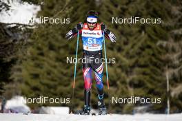 20.02.2019, Seefeld, Austria (AUT): Mark Chanloung (THA) - FIS nordic world ski championships, cross-country, 15km men, Seefeld (AUT). www.nordicfocus.com. © Modica/NordicFocus. Every downloaded picture is fee-liable.