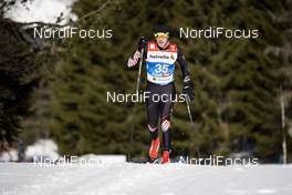 20.02.2019, Seefeld, Austria (AUT): Jakov Hladika (CRO) - FIS nordic world ski championships, cross-country, 15km men, Seefeld (AUT). www.nordicfocus.com. © Modica/NordicFocus. Every downloaded picture is fee-liable.