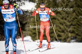 20.02.2019, Seefeld, Austria (AUT): Samer Tawk (LBN) - FIS nordic world ski championships, cross-country, 15km men, Seefeld (AUT). www.nordicfocus.com. © Modica/NordicFocus. Every downloaded picture is fee-liable.
