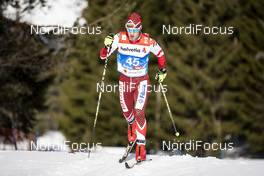 20.02.2019, Seefeld, Austria (AUT): Todor Malchov (BUL) - FIS nordic world ski championships, cross-country, 15km men, Seefeld (AUT). www.nordicfocus.com. © Modica/NordicFocus. Every downloaded picture is fee-liable.