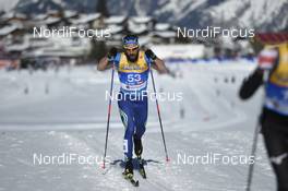 27.02.2019, Seefeld, Austria (AUT): Aliaksandr Voranau (BLR) - FIS nordic world ski championships, cross-country, 15km men, Seefeld (AUT). www.nordicfocus.com. © THIBAUT/NordicFocus. Every downloaded picture is fee-liable.