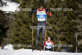 20.02.2019, Seefeld, Austria (AUT): Rokas Vaitkus (LTU) - FIS nordic world ski championships, cross-country, 15km men, Seefeld (AUT). www.nordicfocus.com. © Modica/NordicFocus. Every downloaded picture is fee-liable.
