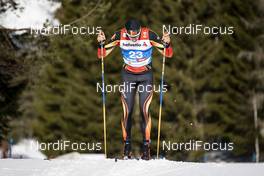 20.02.2019, Seefeld, Austria (AUT): Titouan Serot (BEL) - FIS nordic world ski championships, cross-country, 15km men, Seefeld (AUT). www.nordicfocus.com. © Modica/NordicFocus. Every downloaded picture is fee-liable.
