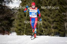 20.02.2019, Seefeld, Austria (AUT): Achbadrakh Batmunkh (MGL) - FIS nordic world ski championships, cross-country, 15km men, Seefeld (AUT). www.nordicfocus.com. © Modica/NordicFocus. Every downloaded picture is fee-liable.