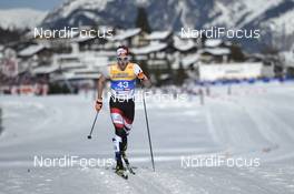 27.02.2019, Seefeld, Austria (AUT): Luis Stadlober (AUT) - FIS nordic world ski championships, cross-country, 15km men, Seefeld (AUT). www.nordicfocus.com. © THIBAUT/NordicFocus. Every downloaded picture is fee-liable.