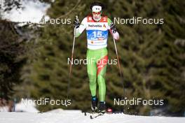20.02.2019, Seefeld, Austria (AUT): Antonio Pineyro (MEX) - FIS nordic world ski championships, cross-country, 15km men, Seefeld (AUT). www.nordicfocus.com. © Modica/NordicFocus. Every downloaded picture is fee-liable.