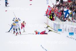 21.02.2019, Seefeld, Austria (AUT): Kristine Stavaas Skistad (NOR), Stina Nilsson (SWE), (l-r)  - FIS nordic world ski championships, cross-country, individual sprint, Seefeld (AUT). www.nordicfocus.com. © Modica/NordicFocus. Every downloaded picture is fee-liable.