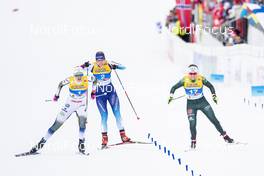 21.02.2019, Seefeld, Austria (AUT): Maja Dahlqvist (SWE), Nadine Faehndrich (SUI), Sandra Ringwald (GER), (l-r)  - FIS nordic world ski championships, cross-country, individual sprint, Seefeld (AUT). www.nordicfocus.com. © Modica/NordicFocus. Every downloaded picture is fee-liable.