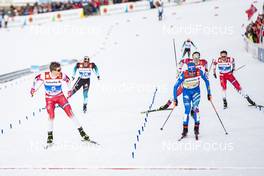 21.02.2019, Seefeld, Austria (AUT): Federico Pellegrino (ITA), Johannes Hoesflot Klaebo (NOR), (l-r)  - FIS nordic world ski championships, cross-country, individual sprint, Seefeld (AUT). www.nordicfocus.com. © Modica/NordicFocus. Every downloaded picture is fee-liable.