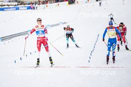 21.02.2019, Seefeld, Austria (AUT): Federico Pellegrino (ITA), Johannes Hoesflot Klaebo (NOR), (l-r)  - FIS nordic world ski championships, cross-country, individual sprint, Seefeld (AUT). www.nordicfocus.com. © Modica/NordicFocus. Every downloaded picture is fee-liable.