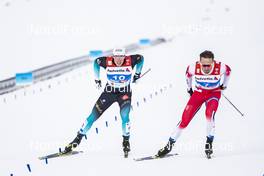 21.02.2019, Seefeld, Austria (AUT): Lucas Chanavat (FRA), Emil Iversen (NOR), (l-r)  - FIS nordic world ski championships, cross-country, individual sprint, Seefeld (AUT). www.nordicfocus.com. © Modica/NordicFocus. Every downloaded picture is fee-liable.