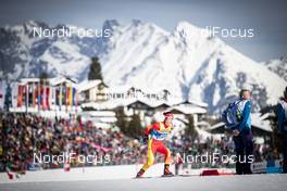 21.02.2019, Seefeld, Austria (AUT): Honglian Meng (CHN) - FIS nordic world ski championships, cross-country, individual sprint, Seefeld (AUT). www.nordicfocus.com. © Modica/NordicFocus. Every downloaded picture is fee-liable.