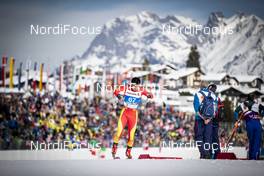 21.02.2019, Seefeld, Austria (AUT): Mingliang Zhu (CHN) - FIS nordic world ski championships, cross-country, individual sprint, Seefeld (AUT). www.nordicfocus.com. © Modica/NordicFocus. Every downloaded picture is fee-liable.