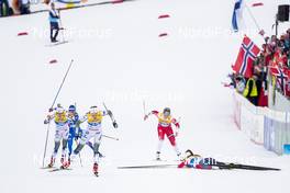 21.02.2019, Seefeld, Austria (AUT): Kristine Stavaas Skistad (NOR), Stina Nilsson (SWE), (l-r)  - FIS nordic world ski championships, cross-country, individual sprint, Seefeld (AUT). www.nordicfocus.com. © Modica/NordicFocus. Every downloaded picture is fee-liable.