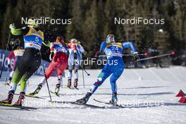 21.02.2019, Seefeld, Austria (AUT): Elisa Brocard (ITA), Eva Urevc (SLO), (l-r)  - FIS nordic world ski championships, cross-country, individual sprint, Seefeld (AUT). www.nordicfocus.com. © Modica/NordicFocus. Every downloaded picture is fee-liable.