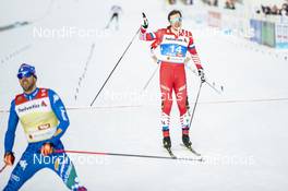 21.02.2019, Seefeld, Austria (AUT): Federico Pellegrino (ITA), Gleb Retivykh (RUS), (l-r)  - FIS nordic world ski championships, cross-country, individual sprint, Seefeld (AUT). www.nordicfocus.com. © Modica/NordicFocus. Every downloaded picture is fee-liable.