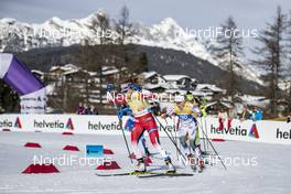 21.02.2019, Seefeld, Austria (AUT): Maiken Caspersen Falla (NOR), Jonna Sundling (SWE), (l-r)  - FIS nordic world ski championships, cross-country, individual sprint, Seefeld (AUT). www.nordicfocus.com. © Modica/NordicFocus. Every downloaded picture is fee-liable.