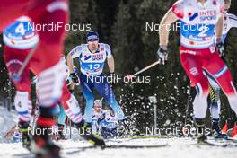 03.03.2019, Seefeld, Austria (AUT): Dario Cologna (SUI) - FIS nordic world ski championships, cross-country, mass men, Seefeld (AUT). www.nordicfocus.com. © Modica/NordicFocus. Every downloaded picture is fee-liable.