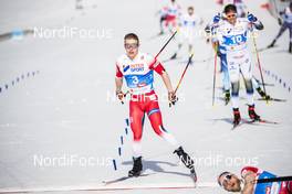 03.03.2019, Seefeld, Austria (AUT): Simen Hegstad Krueger (NOR) - FIS nordic world ski championships, cross-country, mass men, Seefeld (AUT). www.nordicfocus.com. © Modica/NordicFocus. Every downloaded picture is fee-liable.