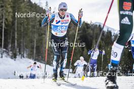 03.03.2019, Seefeld, Austria (AUT): Snorri Eythor Einarsson (ISL) - FIS nordic world ski championships, cross-country, mass men, Seefeld (AUT). www.nordicfocus.com. © Modica/NordicFocus. Every downloaded picture is fee-liable.