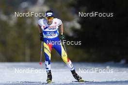 03.03.2019, Seefeld, Austria (AUT): Jens Burman (SWE) - FIS nordic world ski championships, cross-country, mass men, Seefeld (AUT). www.nordicfocus.com. © THIBAUT/NordicFocus. Every downloaded picture is fee-liable.