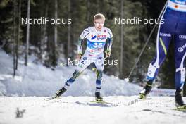 03.03.2019, Seefeld, Austria (AUT): Bjoern Sandstroem (SWE) - FIS nordic world ski championships, cross-country, mass men, Seefeld (AUT). www.nordicfocus.com. © Modica/NordicFocus. Every downloaded picture is fee-liable.
